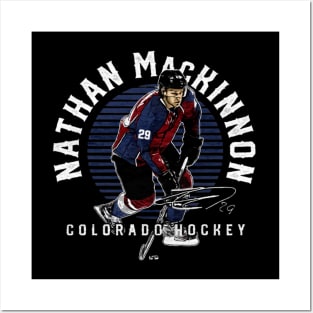 nathan mackinnon emblem Posters and Art